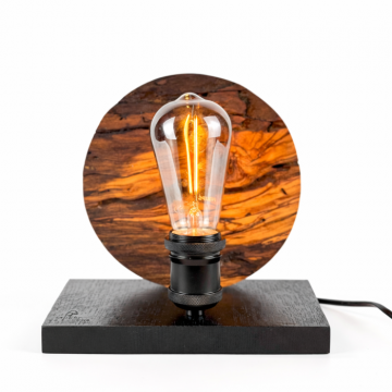 Lampa handmade , zAmurg,   din lemn de maslin