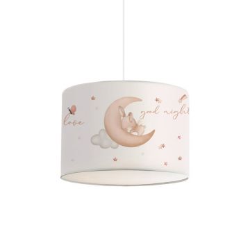Lampa pentru copii Gary, Pako World, Multicolor-Alb, 24x24x21 cm