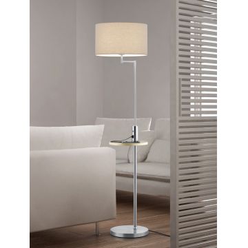 Lampadar Claas, TRIO, 40x160 cm, 60W, 1x E27, metal, nichel mat