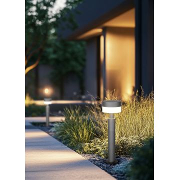 Lampadar de exterior Mackenzie, TRIO, 16.5x65 cm, 8W, 1x SMD, aluminiu, antracit