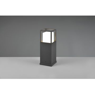 Lampadar de exterior Witham, TRIO, 15x15x40 cm, 14.5W, 1x SMD, metal, antracit