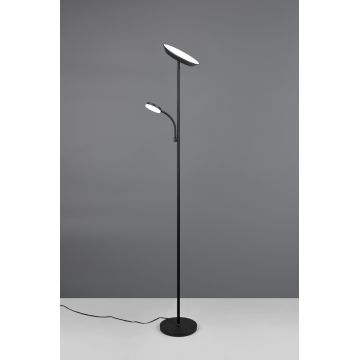 Lampadar Specter, RL NOW, 25/9.3x178 cm, 17W/4.5, 2x SMD, metal, negru mat