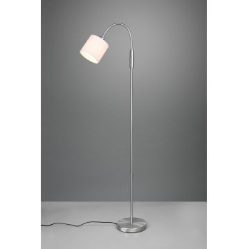 Lampadar Tommy, RL, 20x130 cm, 40W, 1x E14, metal, nichel mat/alb