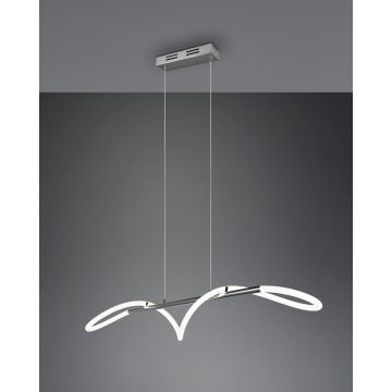 Lustra Argos, RL, 105x34x150 cm, 28W, 1x SMD, metal, argintiu