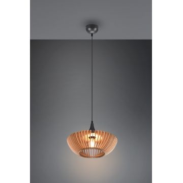 Lustra Colino, TRIO, 40x150 cm, 40W, 1x E27, metal, antracit/natur