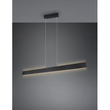 Lustra Galway, TRIO, 150x8.5x150 cm, 35W, 1x SMD, metal, negru mat