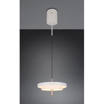 Lustra Keaton, TRIO, 40x150 cm, 34.5W, 1x SMD, metal, gri/auriu