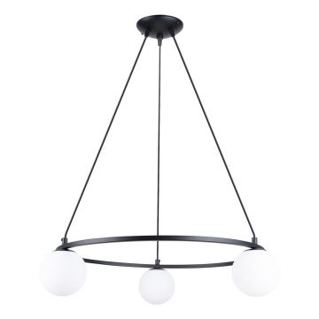 LustrÄalbÄu0083/neagrÄcu abajur din sticlÄUmerta âu0080Sollux