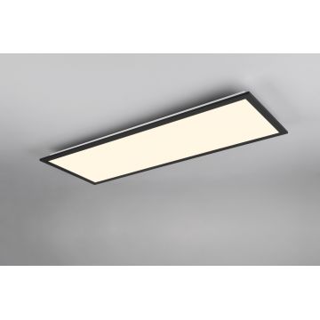 Plafoniera Beta, RL, 80x29.5x5 cm, 31W, 1x SMD, metal, negru mat/alb