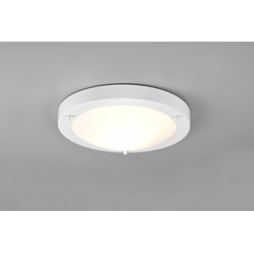 Plafoniera Condus, TRIO, 31.5x8 cm, 60W, 1x E27, metal, alb