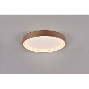 Plafoniera Doha, TRIO, 45x5.5 cm, 29W, 1x SMD, metal, maro