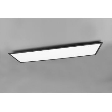Plafoniera Gamma, RL, 119.5x29.5x5 cm, 33.5W, 1x SMD, metal, negru mat