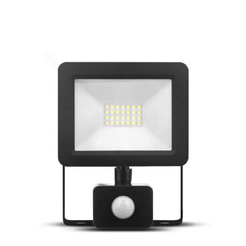 proiector led cu senzor 20w 1800lm ip66 6000k negru modee