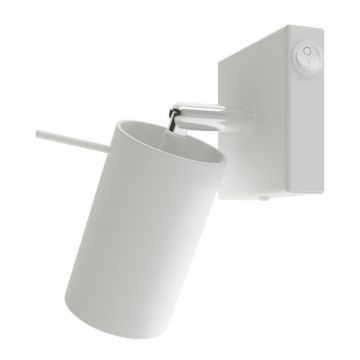 Spot alb din metal Ã¸ 6 cm Etna âu0080Sollux