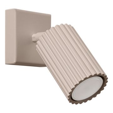 Spot taupe din metal 8x16 cm Gleam âu0080Sollux