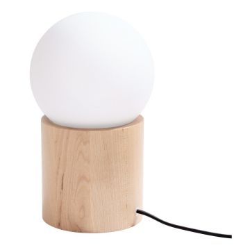 VeiozÄalbÄu0083/Ã®n culoare naturalÄcu abajur din sticlÄ(Ã®nÄu0083lÈu009Bime 21 cm) Surtur âu0080Sollux