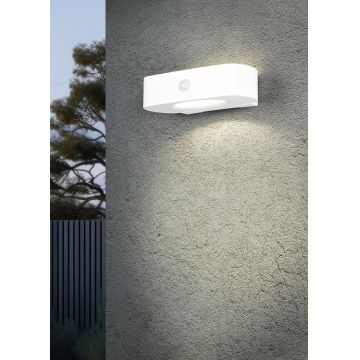 Aplica de perete pentru exterior Bilbao, RL, 21.5x6 cm, 6W, 1x SMD, plastic, alb