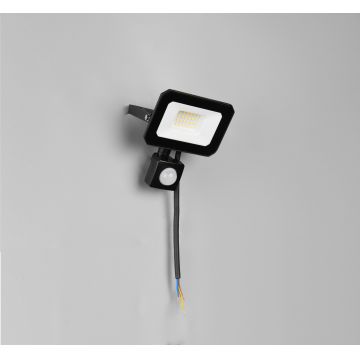 Aplica de perete pentru exterior Funchal, RL, 12x14 cm, 20W, 1x SMD, aluminiu, negru mat