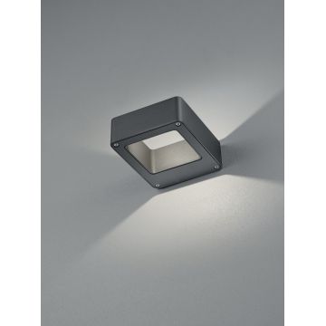 Aplica de perete pentru exterior Reno, TRIO, 12x4.5 cm, 4.5W, 1x COB LED, aluminiu, antracit