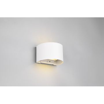 Aplica de perete pentru exterior Talent, RL, 16x11.5x10 cm, 0.5W, 2x SMD, metal, alb mat