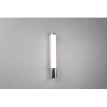 Aplica de perete Piera, TRIO, 41.5x5.5 cm, 8W, 1x SMD, plastic, argintiu/alb