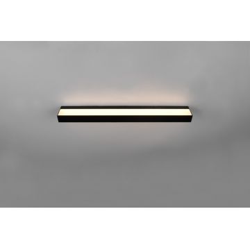 Aplica de perete Rocco, TRIO, 60x3.6 cm, 8W, 1x SMD, aluminiu, negru mat