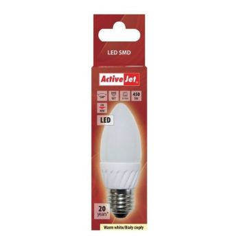 Bec LED SMD E27 5W lumina calda 30000 ore, ActiveJet