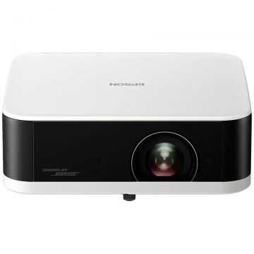 Epson Proiector portabil Epson Lifestudio Pop EF-61W Diamond White cu sunet Bose, 700 lm, Google TV, Full HD (1920 x 1080), pentru utilizare in interior si in aer liber, Alb