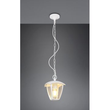 Lampa de gradina Venta, TRIO, 17x17x82 cm, 10W, 1x E27, aluminiu, alb mat