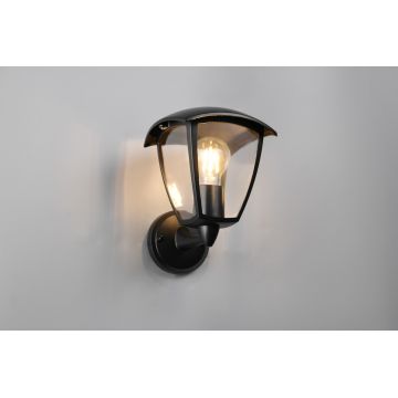 Lampa de gradina Venta, TRIO, 17x20x24 cm, 10W, 1x E27, aluminiu, negru mat