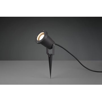 Lampadar de exterior Ubangi, TRIO, 9.2x11x27.2 cm, 10W, 1x GU10, aluminiu, antracit