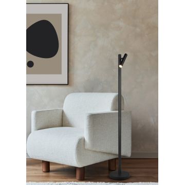 Lampadar Gomez, RL, 22x130 cm, 3W, 1x SMD, metal, negru mat