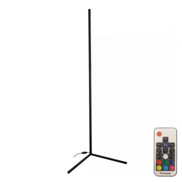 Lampadar Nanek, negru, 30x30x120 cm