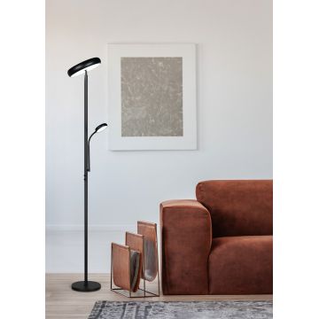 Lampadar Palermo, RL, 28x183 cm, 5W / 18W, 2x SMD, metal, negru mat