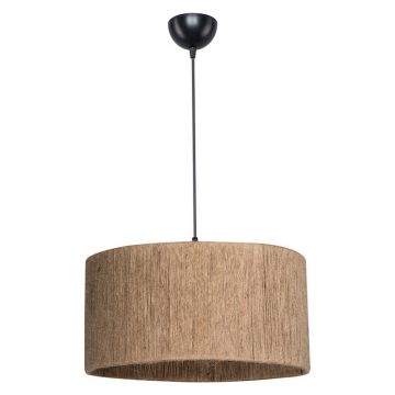 Lustra cu o singura lumina PWL-1184, E27 maro, 40x75 cm