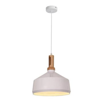 Lustră Denvel I, alb/auriu, 35x22 cm