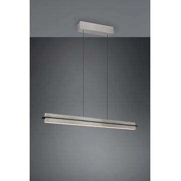 Lustra Emerson, TRIO, 95x9x150 cm, 22W, 1x SMD, metal, nichel mat