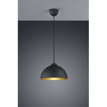 Lustra Jimmy, RL, 31x127 cm, 60W, 1x E27, metal, negru/auriu