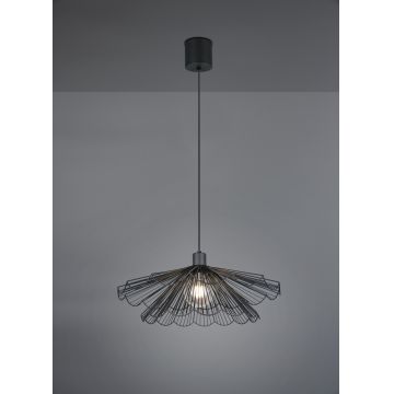 Lustra Margarita, RL, 50x50x150 cm, 60W, 1x E27, metal, negru mat