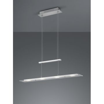 Lustra Milos, RL, 80x12x170 cm, 5W, 1x SMD, metal, nichel mat