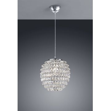 Lustra Petty, RL, 35x160 cm, 60W, 1x E27, metal, argintiu