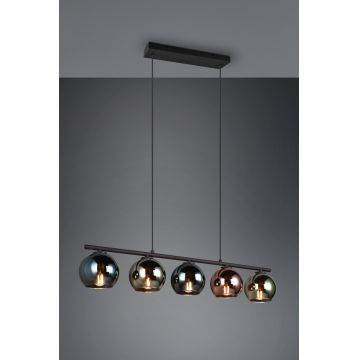 Lustra Sheldon, RL, 83x13x150 cm, 10W, 5x E14, metal, multicolor