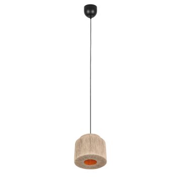 Lustra Smilla, TRIO, 31x150 cm, 10W, 1x E27, metal, negru mat/bej