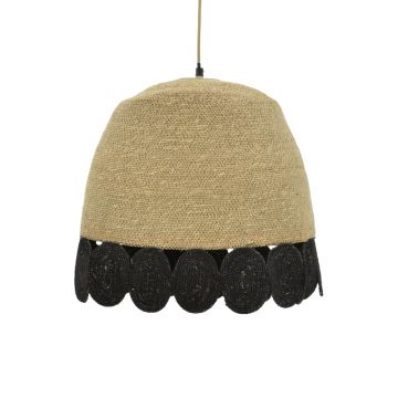 Lustră Sonro, natural/negru, 50x115 cm