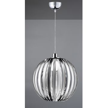 Lustra Zucca, TRIO, 40x150 cm, 60W, 1x E27, acril, argintiu