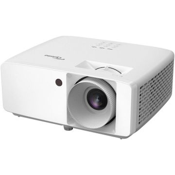 OPTOMA Videoproiector Optoma ZH350, 1920 x 1080 pixeli, 16:9, 3600 lm, DLP, 30000 h, Fara Wi-Fi incorporat, Alb