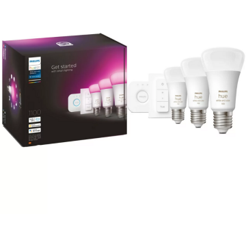 Philips PHILIPS HUEW 9.5W A60 E27 3SET SW EU 75W