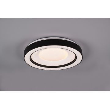 Plafoniera Arco, RL, 49x8 cm, 22W, 1x SMD, plastic, negru mat