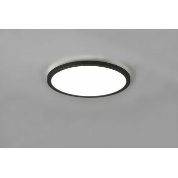 Plafoniera Aureo, RL, 29x2.5 cm, 18W, 1x SMD, plastic, negru mat