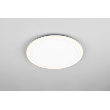 Plafoniera Cora, RL, 32.5x3 cm, 11W / 1.2W, 2x SMD, plastic, alb